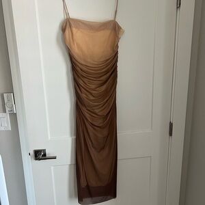 Sheer Fall Wedding Dress